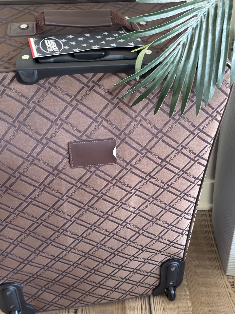 American Flyer Pemberly Buckles Piece Luggage  Classic Brown- Travel - Picture 12 of 12